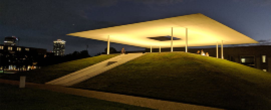 Skyspace at night